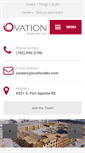 Mobile Screenshot of ovationdev.com